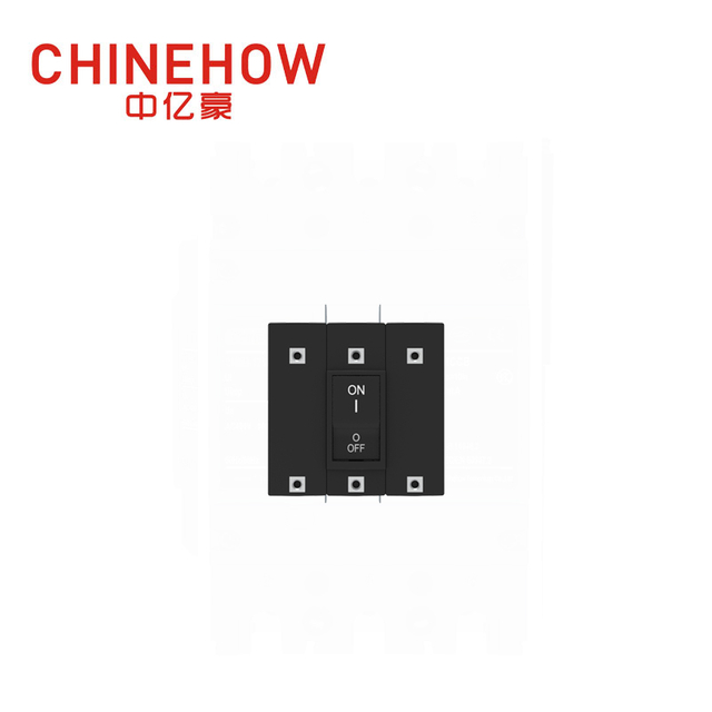 CVP-TH 油圧式磁気回路遮断器フラット ロッカー アクチュエーター、M4 ねじ付き、上向きラグ 3P 