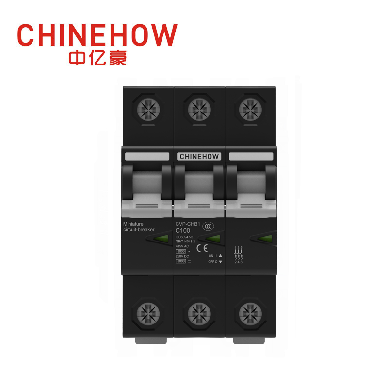 CVP-CHB1 シリーズ IEC 3P ブラック ミニチュア サーキット ブレーカ