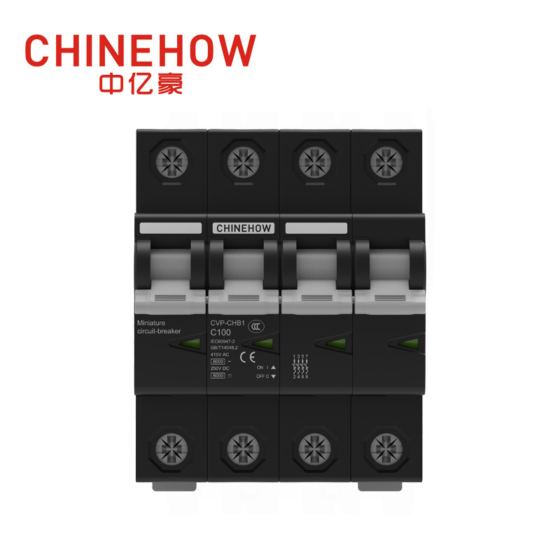 CVP-CHB1 シリーズ IEC 4P ブラック ミニ ミニチュア サーキット ブレーカ