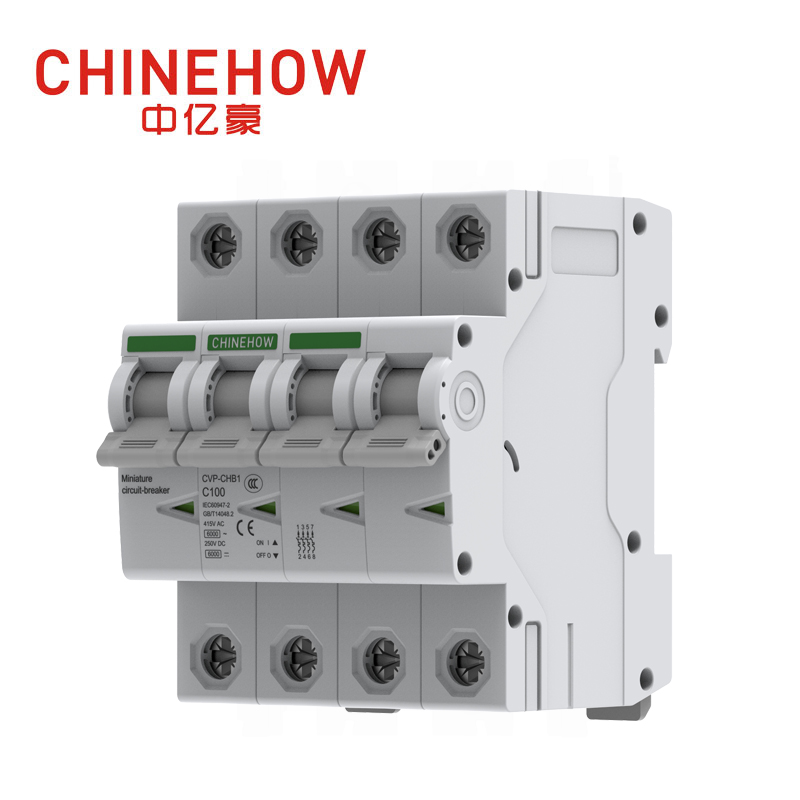 CVP-CHB1 シリーズ IEC 4P ホワイト ミニチュア サーキット ブレーカ
