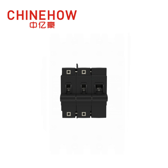 CVP-FR 油圧式磁気遮断器 ロングハンドルアクチュエータ M5ネジと端子バリア付き 2P + リモートコントロール 