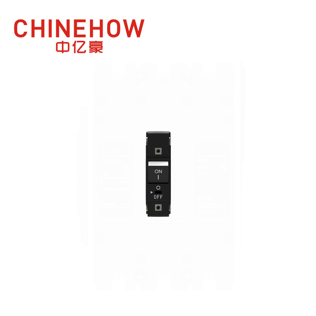 CVP-FR 油圧式電磁遮断器 ガード付きフラットロッカーアクチュエータ M5ネジと補助スイッチ付き 1P